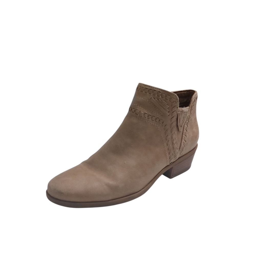 BareTraps Tan Ankle Booties with Low Heel